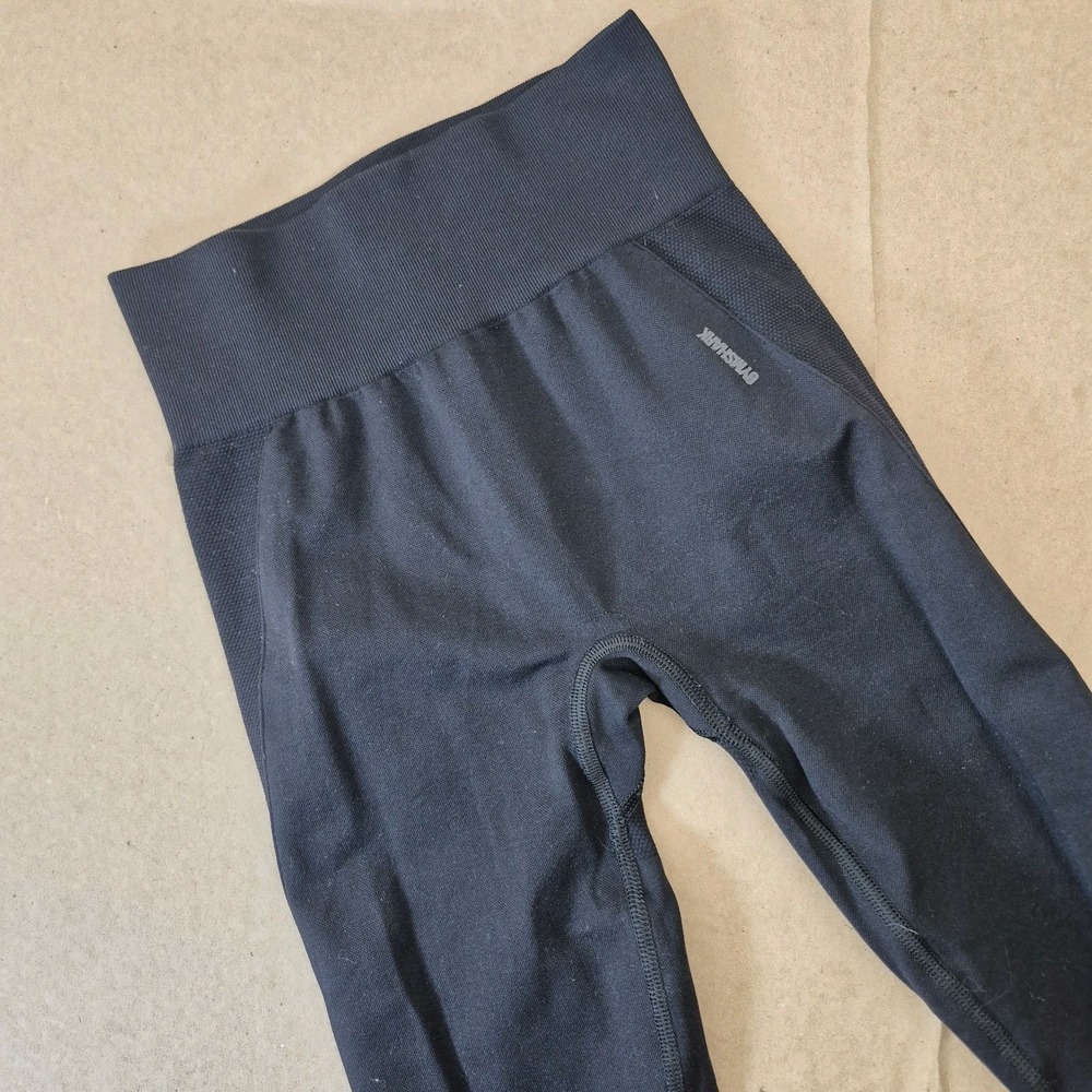 Gymshark Compression Leggings Womens XS Black Workout Athletic Flex